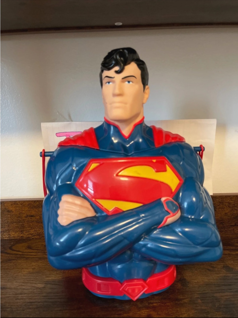 DC Comics Superman Bust Tin - Blue, Red, Yellow